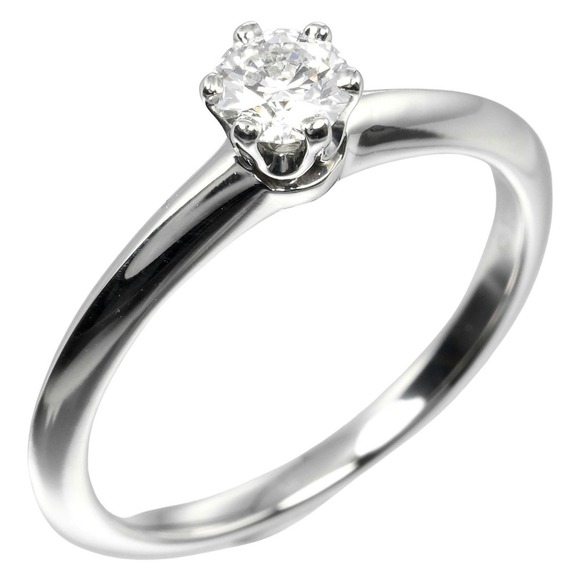 TIFFANY Silver Diamond Ring